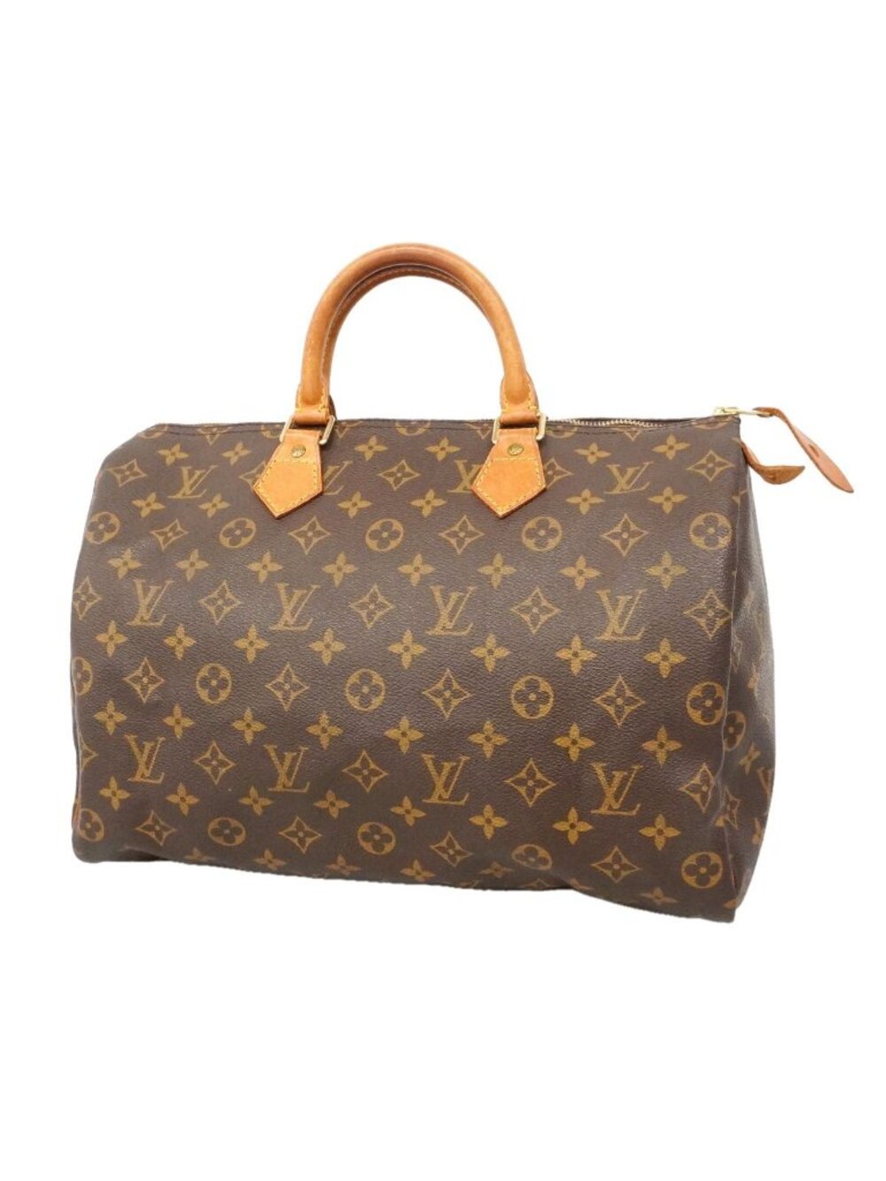 Louis Vuitton Handbag Monogram Speedy 35 Brown